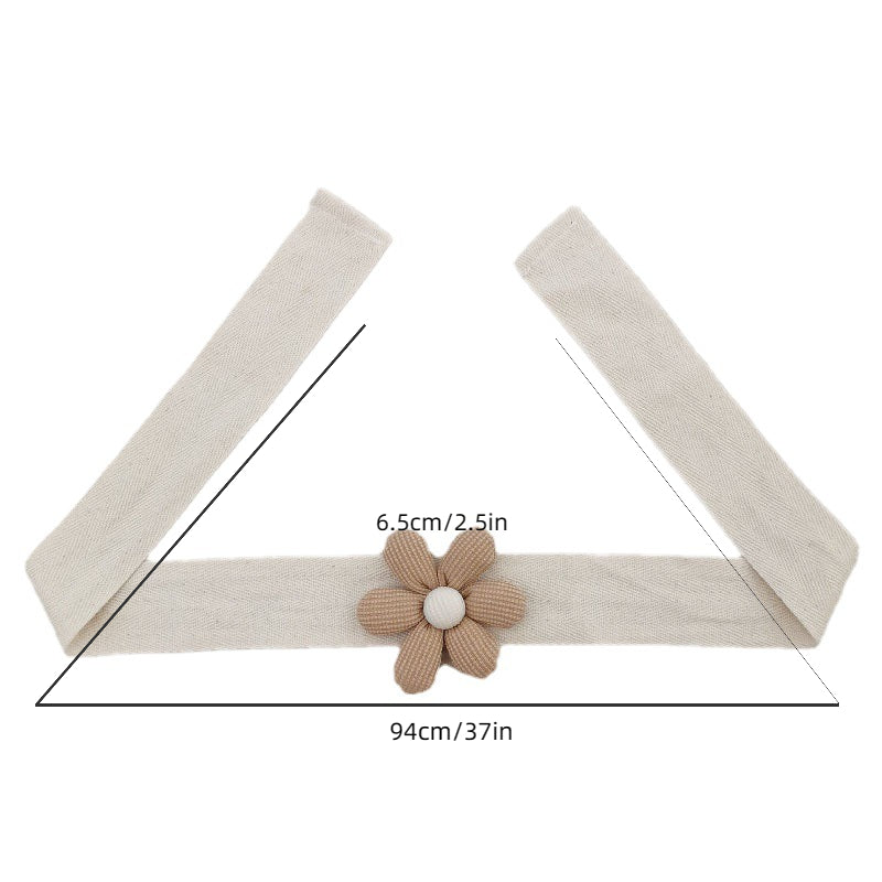 Three-Dimensional Flower Curtain Tiebacks, Stylish Home Decor, Pack of Two