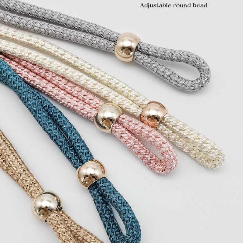 Set of 2 Elegant Faux Pearl Curtain Tiebacks for Home Decor and Window Treatment