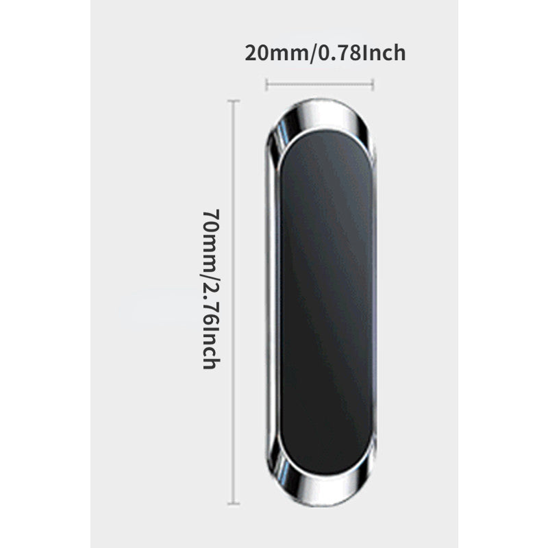 Universal Magnetic Car Phone Holder Dashboard Mini Strip Stand for GPS and Phone