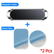 Universal Magnetic Car Phone Holder Dashboard Mini Strip Stand for GPS and Phone