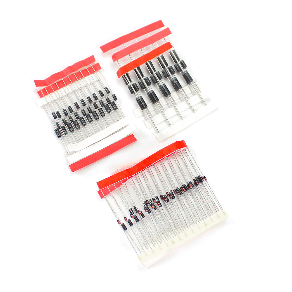 Electronic Components Kit 100PCS Fast Switching Rectifier Diodes, 8 Values
