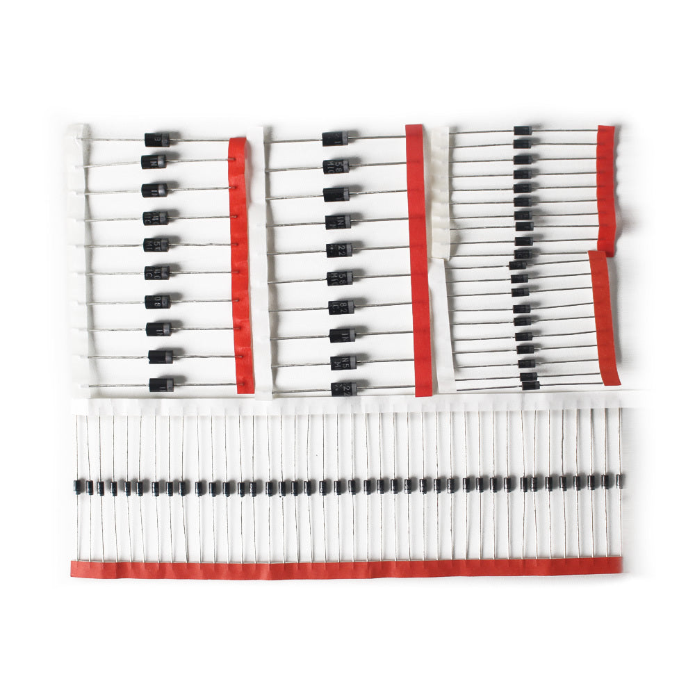 Electronic Components Kit 100PCS Fast Switching Rectifier Diodes, 8 Values