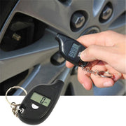 Digital Tire Pressure Gauge Keychain LCD Display High Precision for Cars and Motorcycles