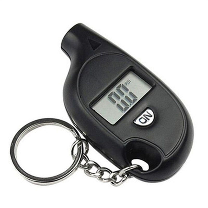 Digital Tire Pressure Gauge Keychain LCD Display High Precision for Cars and Motorcycles