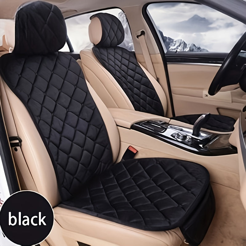 Breathable Flax Four Seasons Car Seat Cover Cushion Protector Front Pad