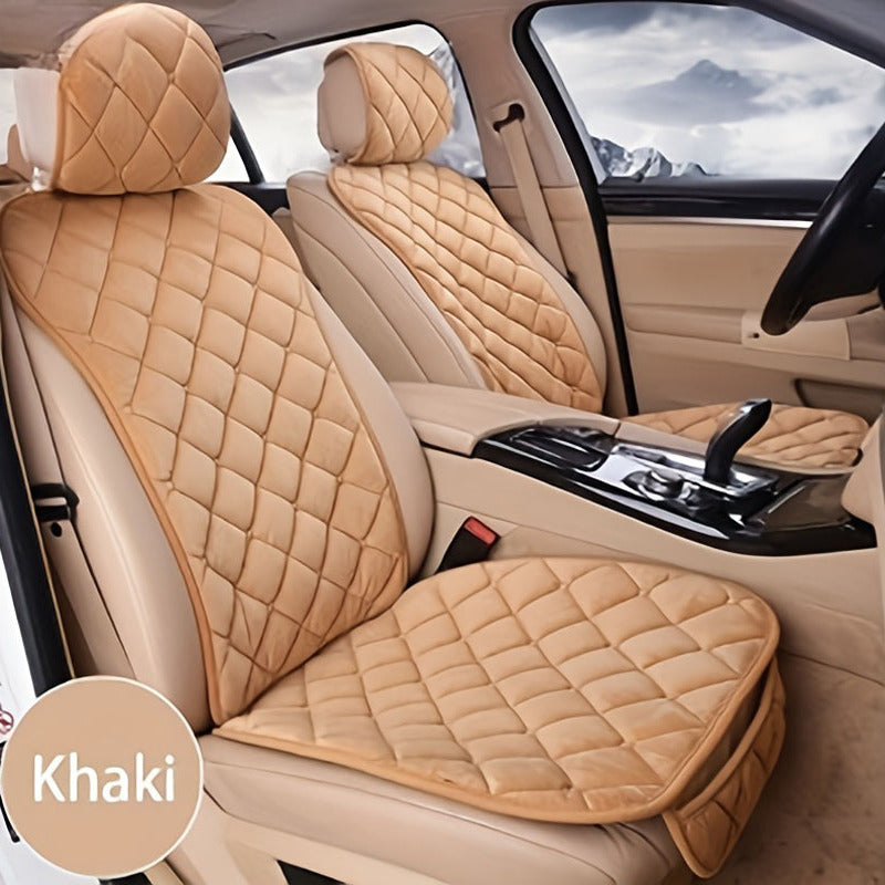 Breathable Flax Four Seasons Car Seat Cover Cushion Protector Front Pad
