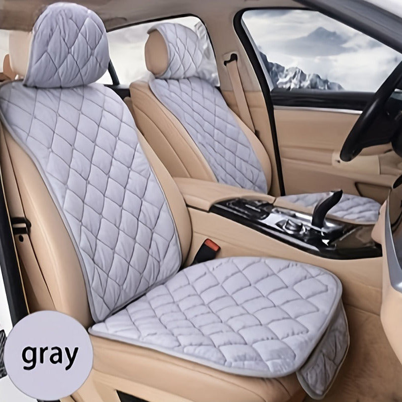 Breathable Flax Four Seasons Car Seat Cover Cushion Protector Front Pad