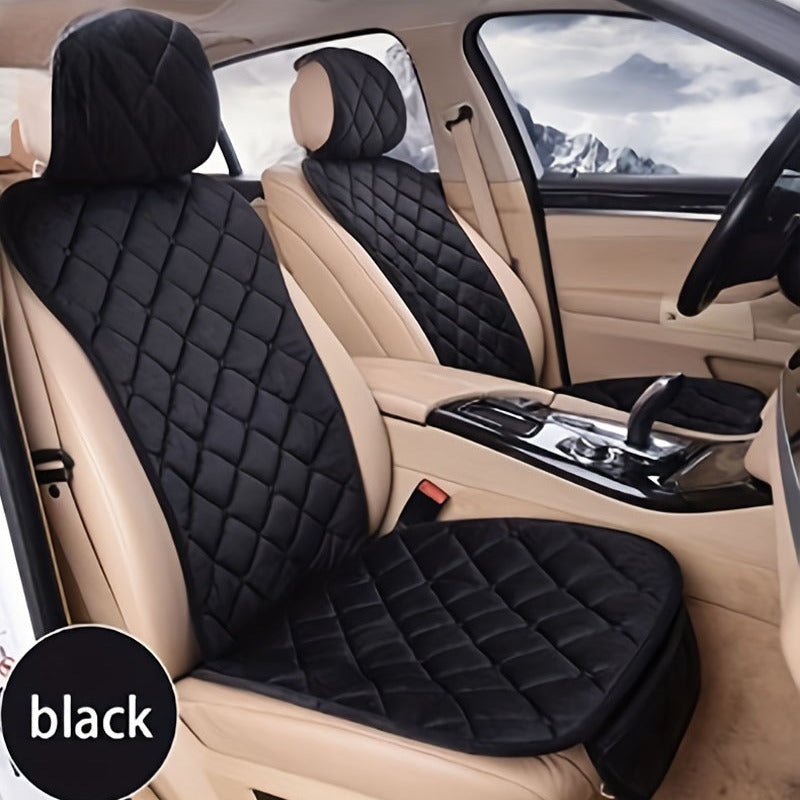 Breathable Flax Four Seasons Car Seat Cover Cushion Protector Front Pad