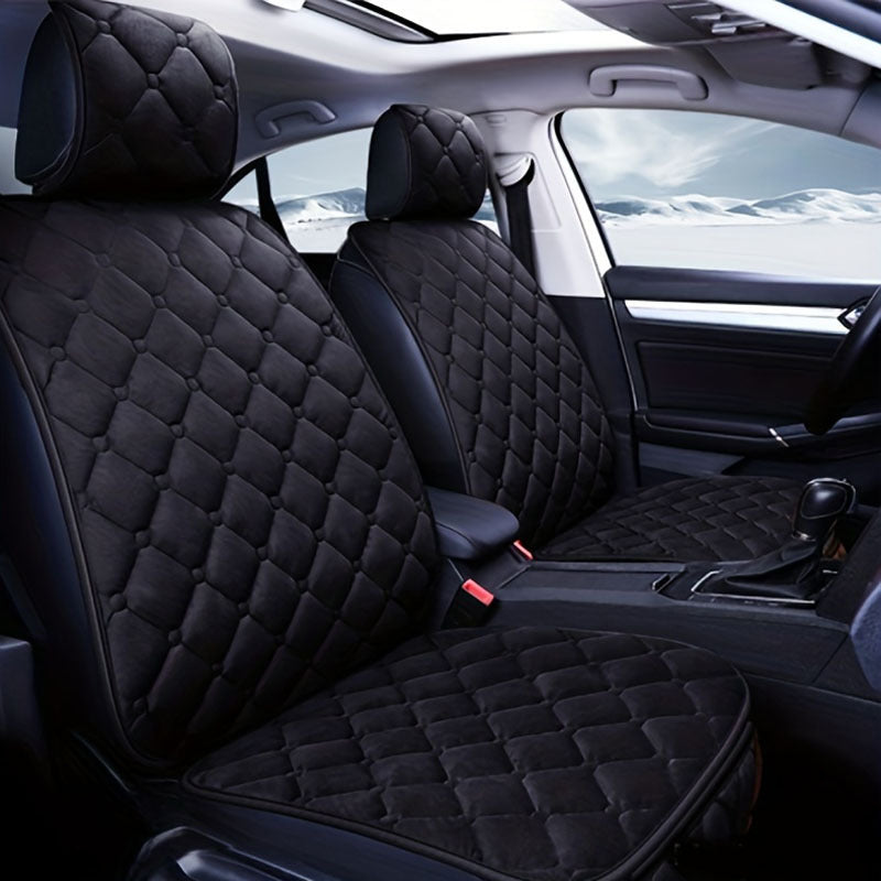 Breathable Flax Four Seasons Car Seat Cover Cushion Protector Front Pad