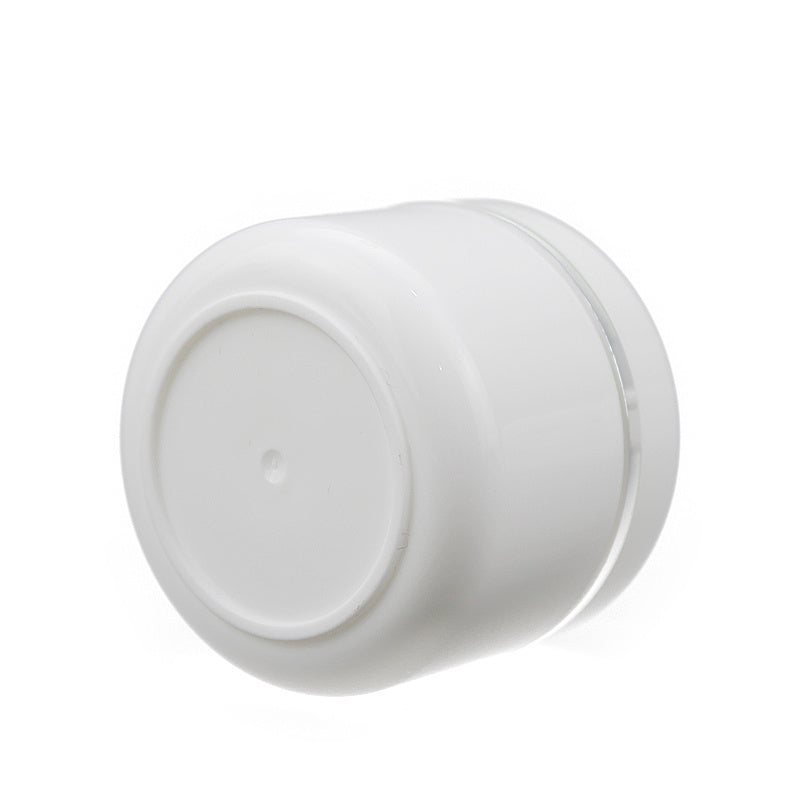 30 piezas de frascos de plástico blancos para cosméticos de 30g, envases recargables para muestras, ideales para viajes