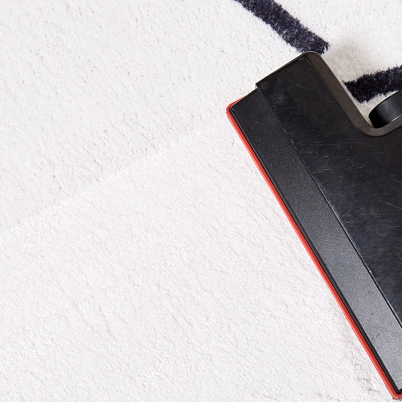 Absorbent White Evil Eye Rug Non-Slip Kitchen Bathroom Mat Shaggy Floor Carpet