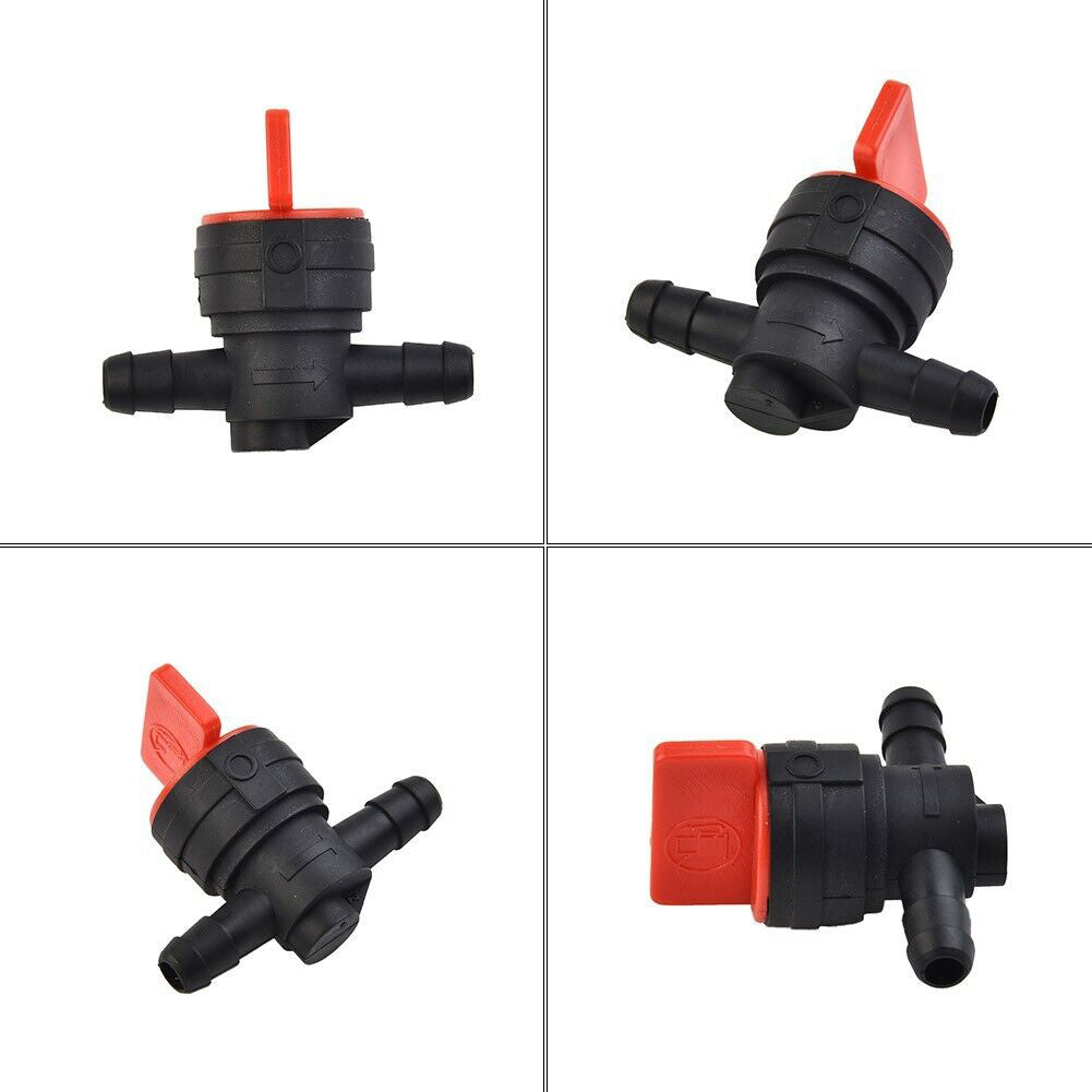 Universal 8mm Plastic Inline Fuel Switch Valve for 1/4 Inch Pipe