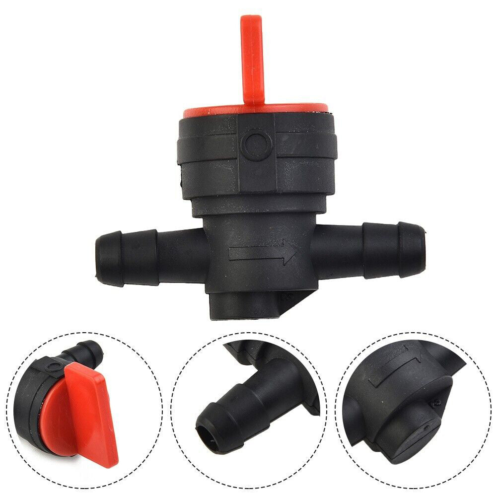 Universal 8mm Plastic Inline Fuel Switch Valve for 1/4 Inch Pipe