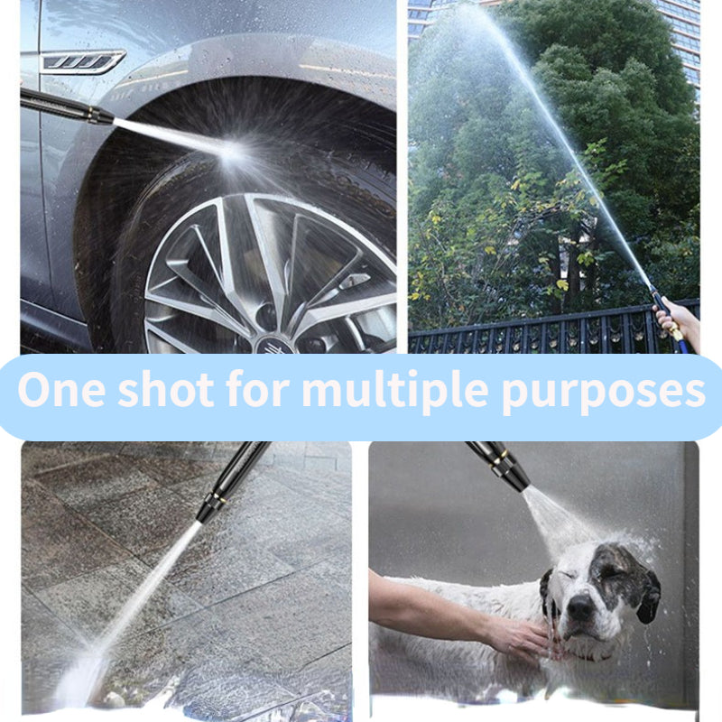 Black Car Wash Spray Head Multifunctional Water Pipe Hose Cleaning Tool
