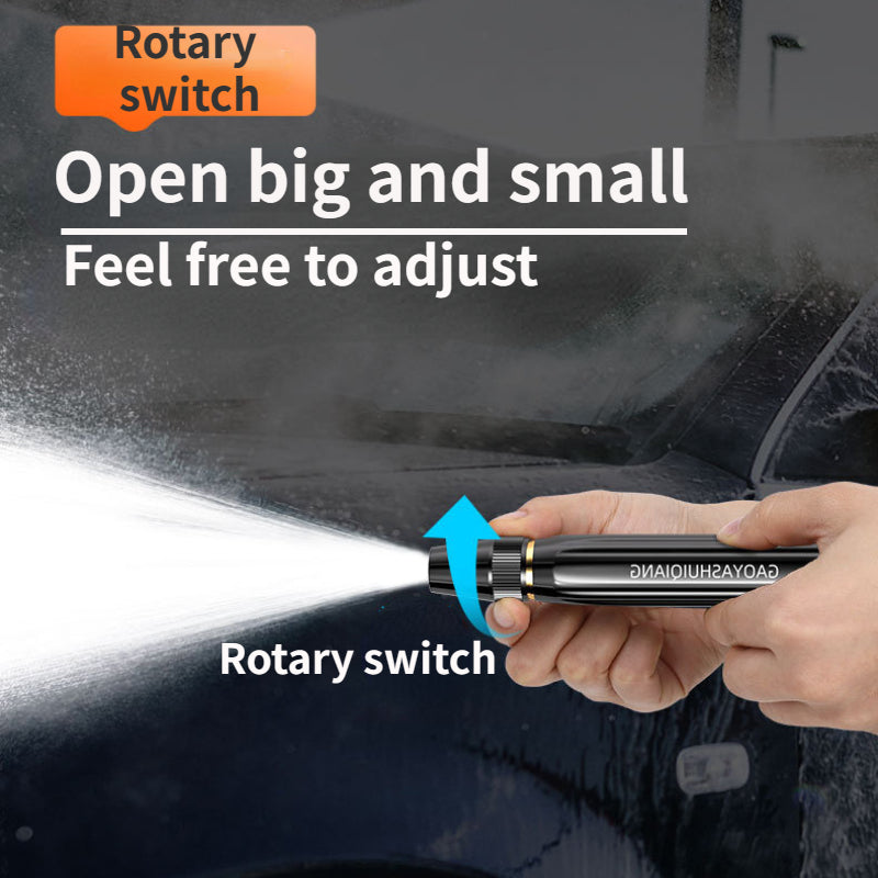 Black Car Wash Spray Head Multifunctional Water Pipe Hose Cleaning Tool