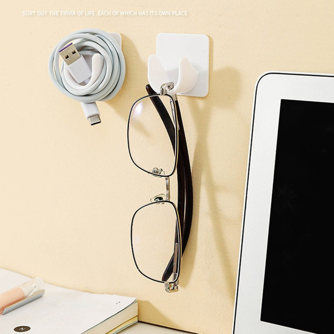 Самоклеящиеся кронштейны для карнизов, легко устанавливаются без сверления. Регулируемые крючки для аккуратных и организованных пространств. Идеально подходят для ванных комнат и кухонь в домах и отелях.