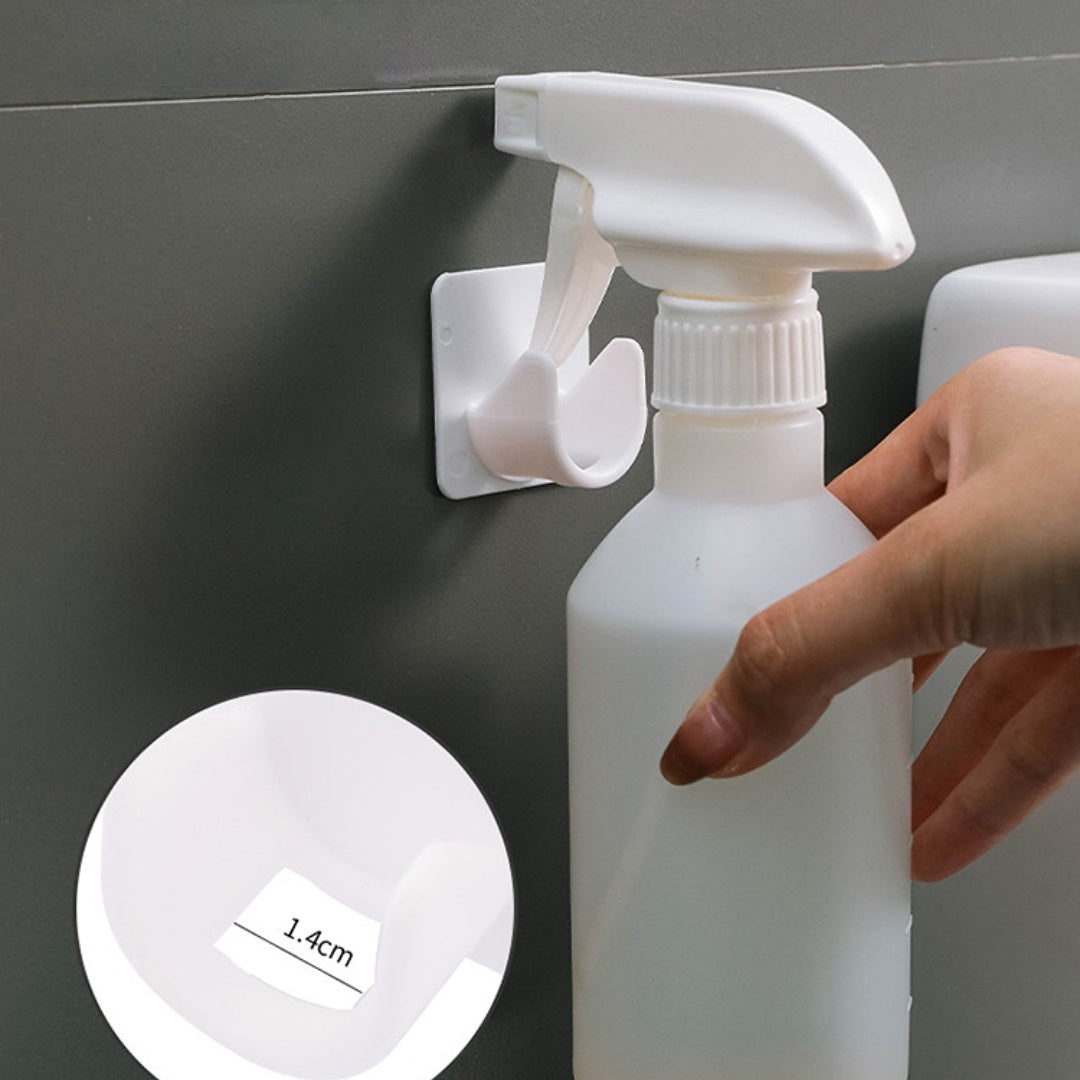 Самоклеящиеся кронштейны для карнизов, легко устанавливаются без сверления. Регулируемые крючки для аккуратных и организованных пространств. Идеально подходят для ванных комнат и кухонь в домах и отелях.