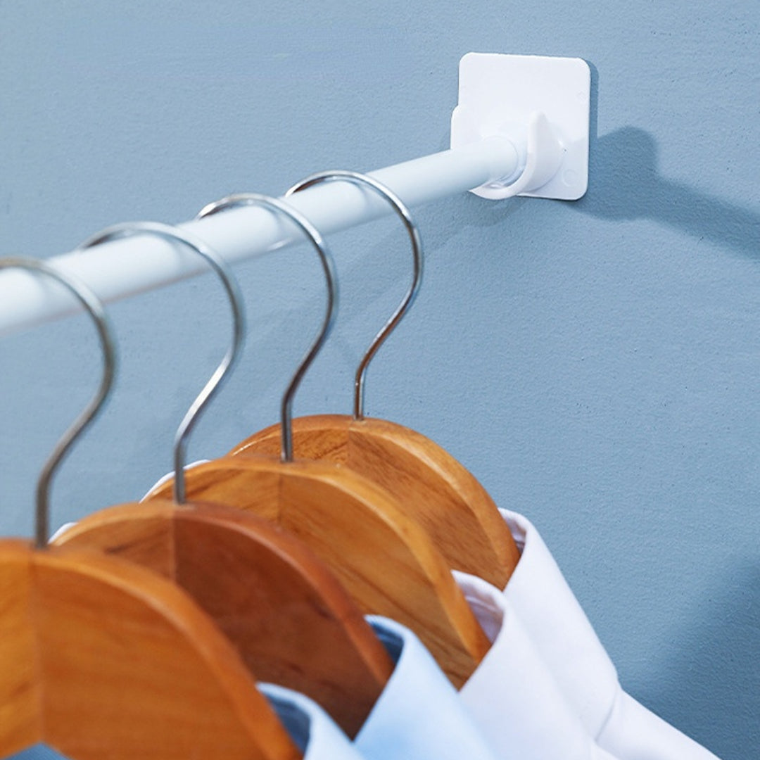 Самоклеящиеся кронштейны для карнизов, легко устанавливаются без сверления. Регулируемые крючки для аккуратных и организованных пространств. Идеально подходят для ванных комнат и кухонь в домах и отелях.