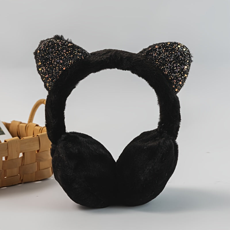 Faux Fur Ear Warmer for Women Warm Padded Ear Cups Winter Cozy