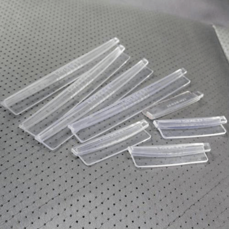 8pcs Car Door Edge Guards Scratch Collision Protection ABS Rubber