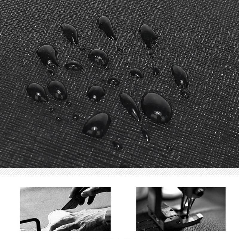 Large Capacity PU Leather Laptop Tote Bag for Casual and Commuter Use Black