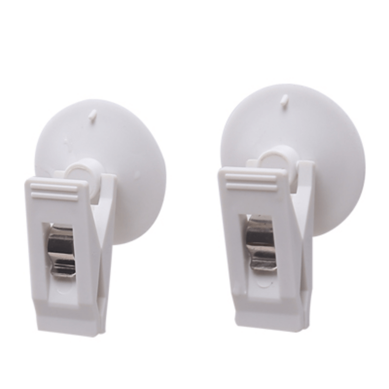 Car Interior Window Clip Mount Suction Cap Holder for Sunshade Curtain Towel