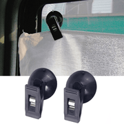 Car Interior Window Clip Mount Suction Cap Holder for Sunshade Curtain Towel
