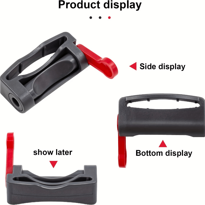 Hands-Free Trigger Lock for Dyson V7 V8 V10 V11 Vacuum Cleaner Red Gray Clamp with Power Button Control