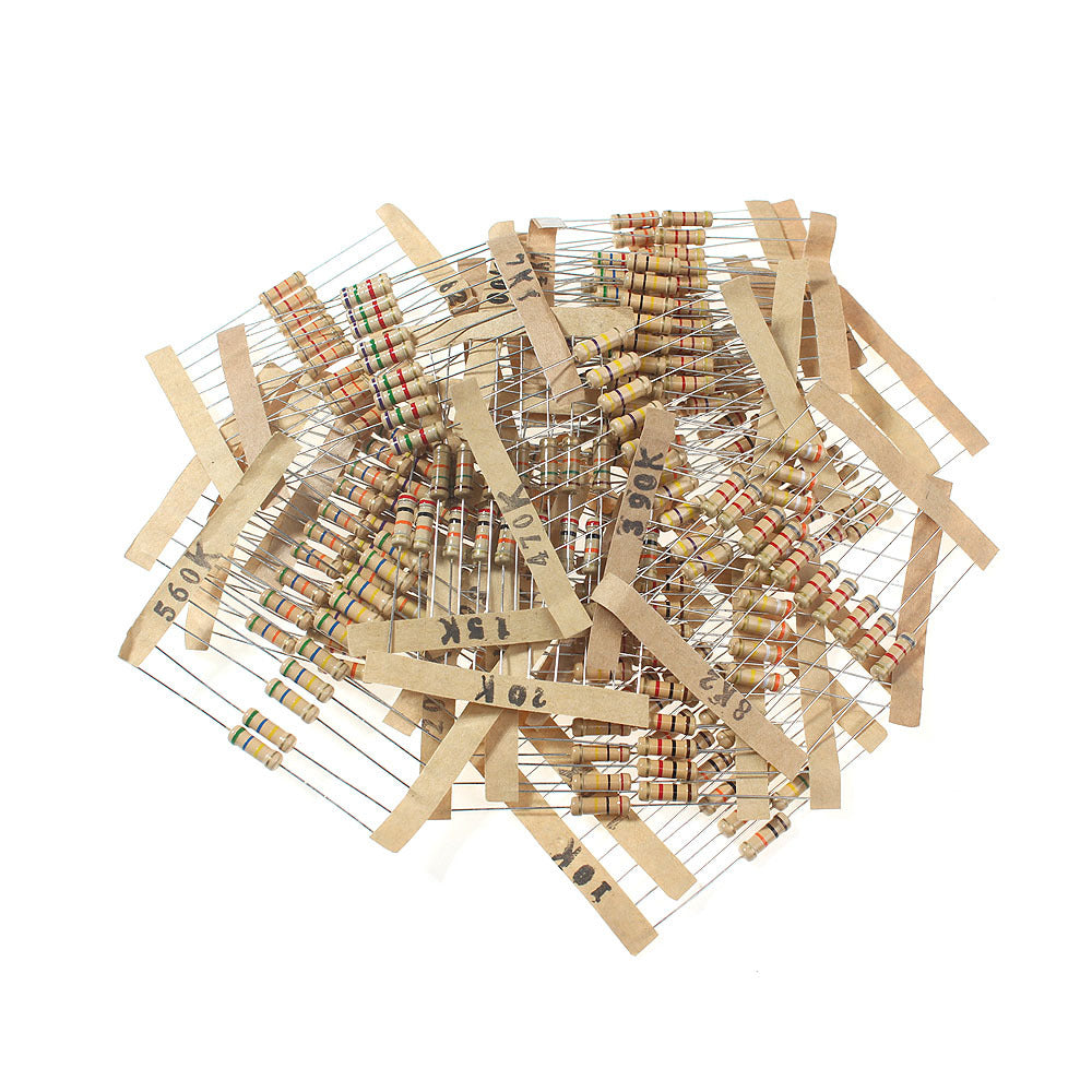 300pcs 1W Carbon Film Resistor Set Assortment Kit Electronics Components