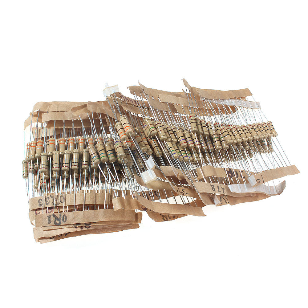 300pcs 1W Carbon Film Resistor Set Assortment Kit Electronics Components