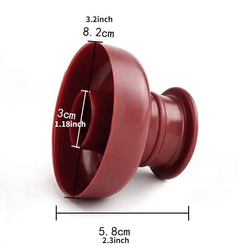 Qizil plastmassadan DIY Donut tayyorlagich - Pishirish va bezash uchun mukammal - Bardoshli oshxona asbobi