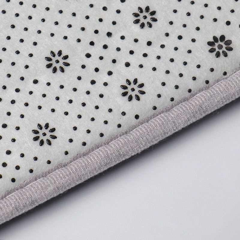 Alfombra de baño de adoquines absorbentes y antideslizantes para uso en interiores