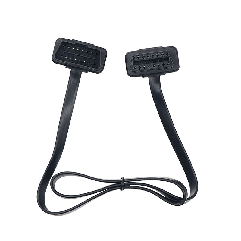 OBD2 Extension Cable Flexible Flat Diagnostic Expansion Cord Car Tool