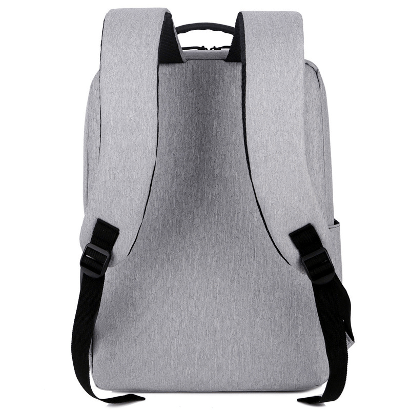 Large Nylon Travel Laptop Backpack with USB Charging and Stain-Resistant Features