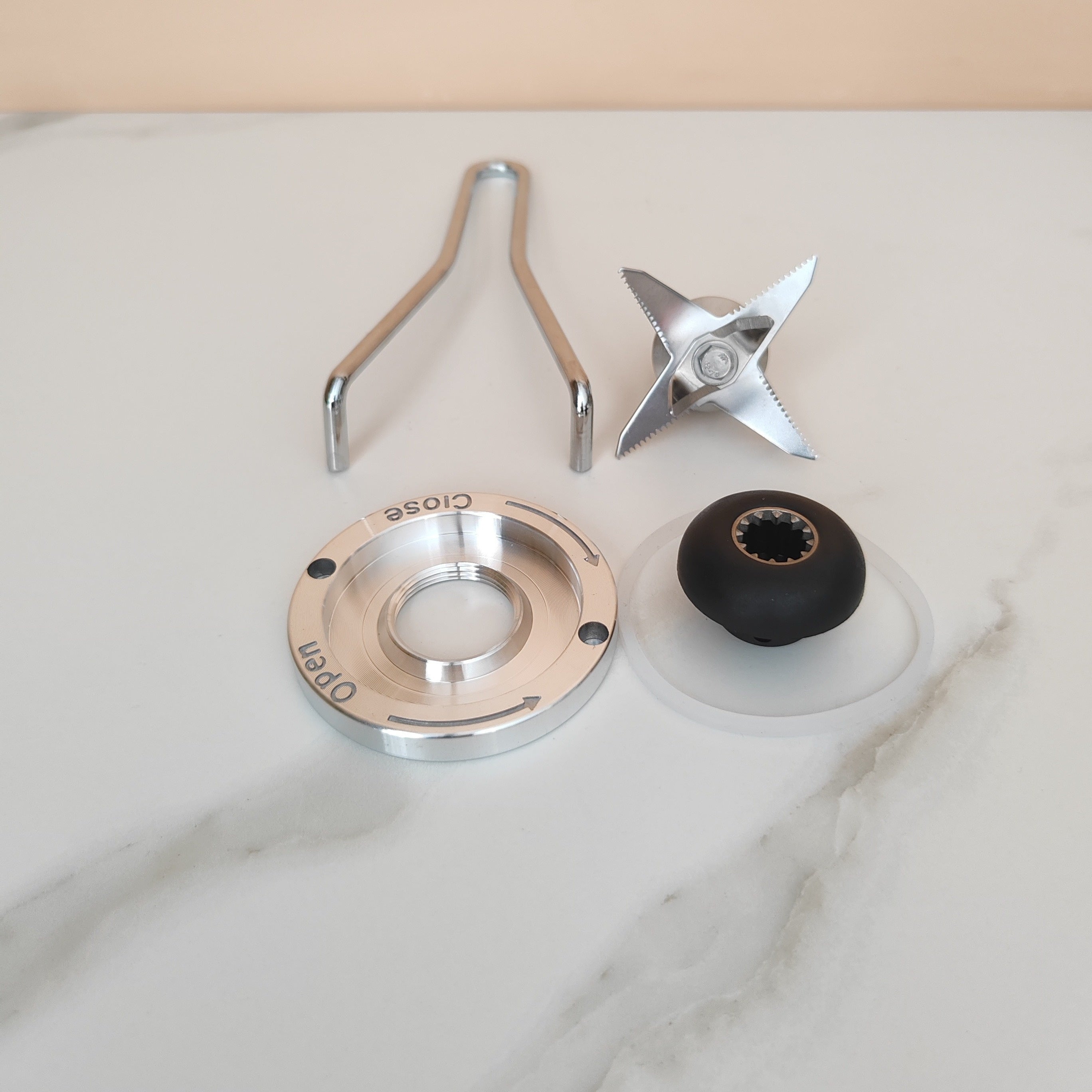 Square Hole Kitchen Knife Set with Sharp Blades for Cooking and Food Preparation