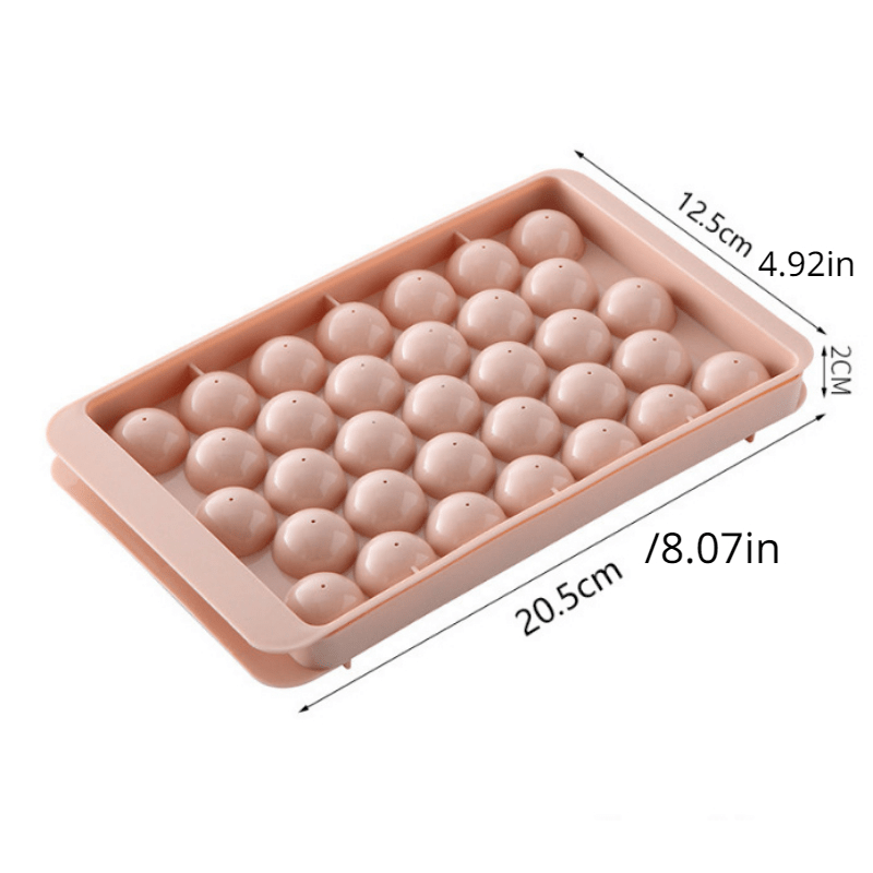 Household Circular Ice Hockey Mold Food Grade Ice Cream Maker with Lid