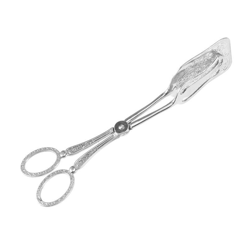 Gold-Plated Serving Tongs for Snacks Salads Bread and Pastries