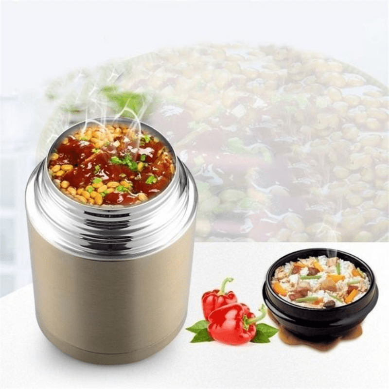 Stainless Steel Food Soup Containers Vacuum Flasks 800ML 1000ML Large Capacity