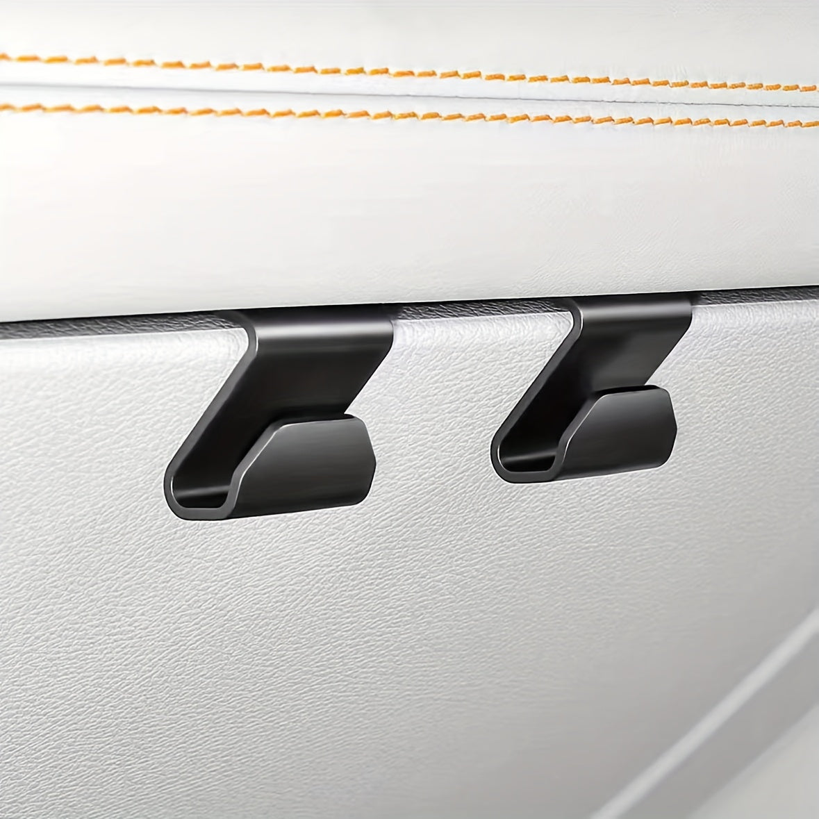 Gancho de almacenamiento para guantera del copiloto del coche, organizador interior, negro