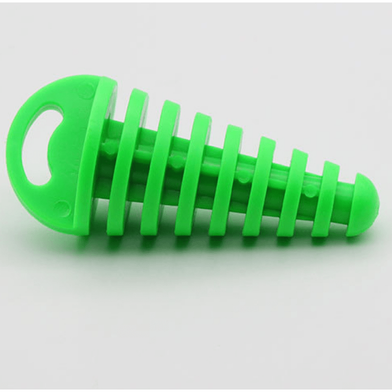 Motorcycle PVC Exhaust Plug Waterproof Dust Cover for Dirt Bikes Red