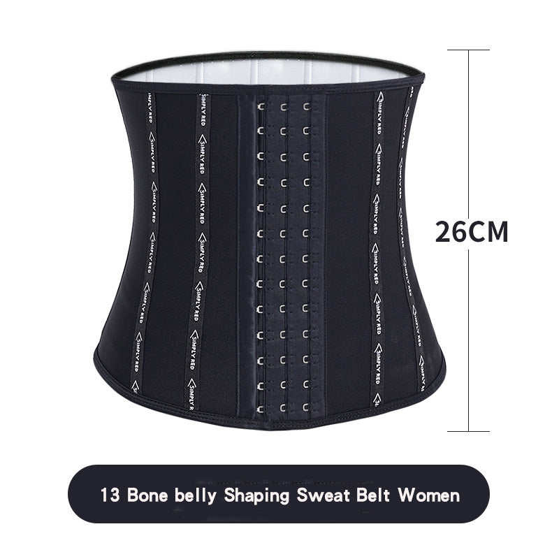 Women's Postpartum Waist Trainer Corset Knit Fabric Hand Wash Belly Fat Burn Belt