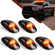 5Pcs 12V LED Smoke Glass Roof Marker Light Bulb Assembly for Pickup Trucks