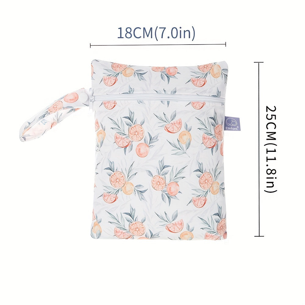 Waterproof Diaper Bag Set for Babies and Toddlers, 2-Piece Gift for Christmas Halloween Thanksgiving