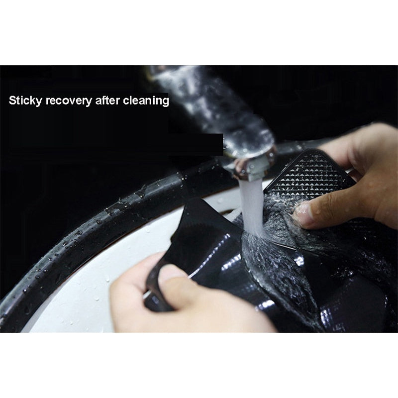 Car Interior Sticky PVC Gel Pad 20x12cm Anti-Slip Phone Sunglasses Holder