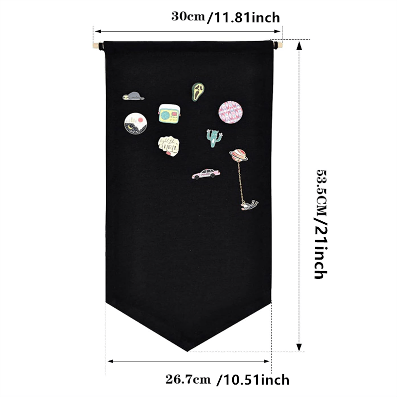 Wall Mount Badge and Medal Display Board for One Item