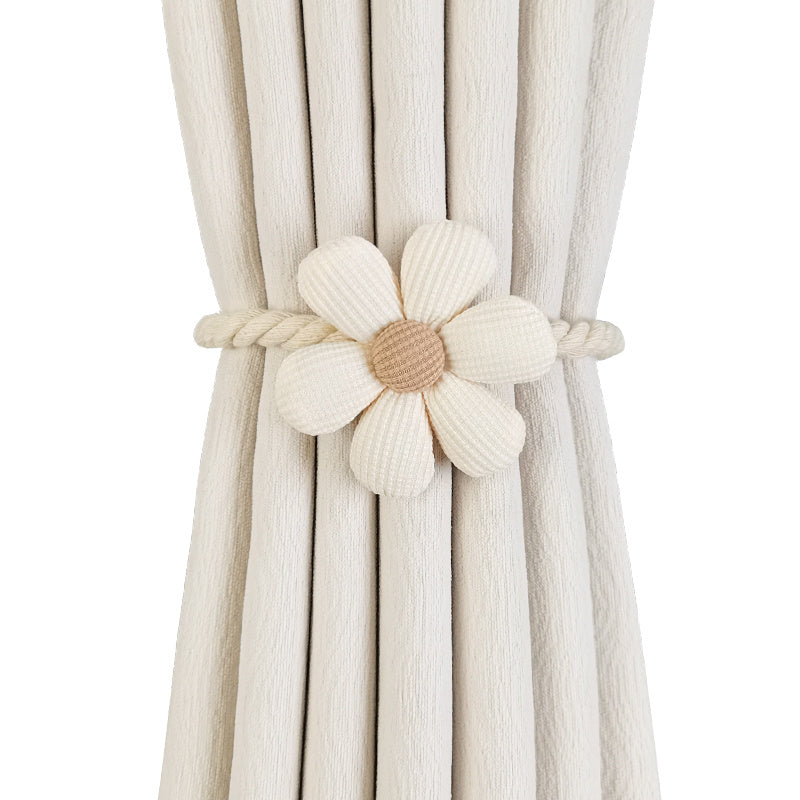 Magnetic Curtain Buckle Set for Bedroom Living Room Small Flower Design