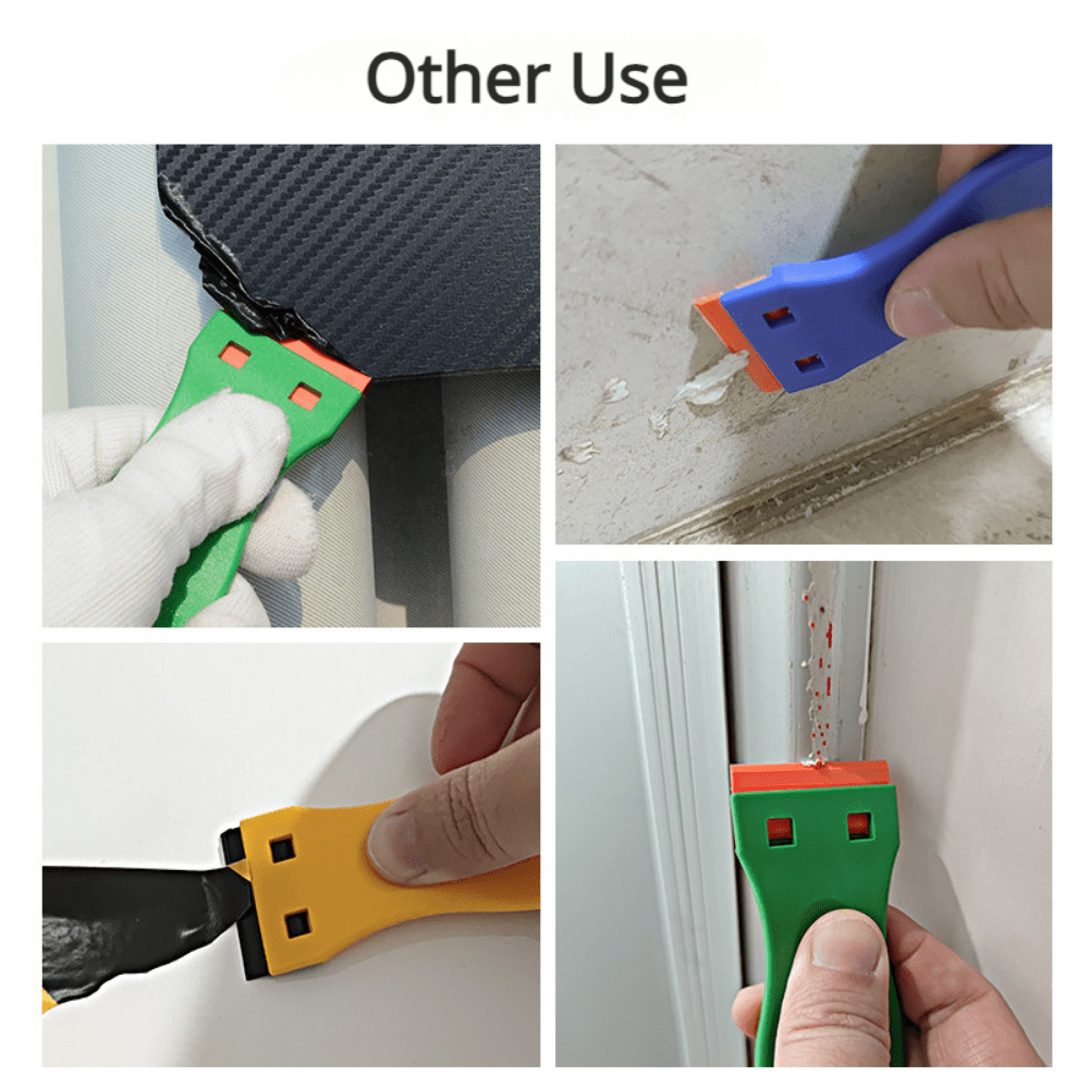 Kit de raspador de plástico para cuchilla de 22 pulgadas con hojas de doble filo para la eliminación de tintado de ventanas de coche