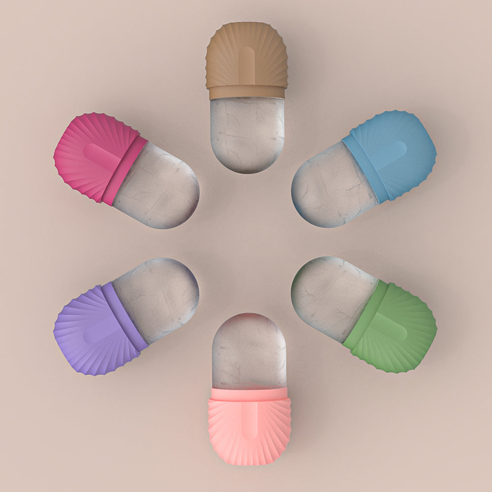 Uniseks yuz muz ruloni shishishni kamaytirish va teri porlash uchun, qayta ishlatiladigan, suv o'tkazmaydigan