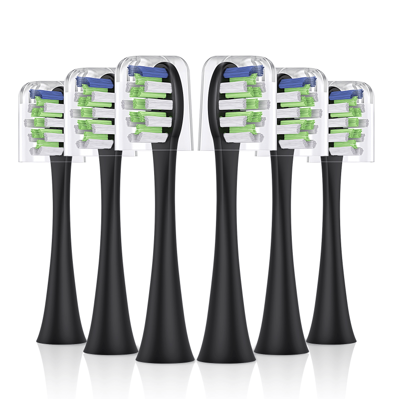 Juego de cabezales de cepillo de dientes eléctrico de repuesto de 6 u 8 unidades para cepillos de dientes sónicos