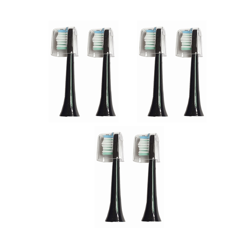 Juego de cabezales de cepillo de dientes eléctrico de repuesto de 6 u 8 unidades para cepillos de dientes sónicos
